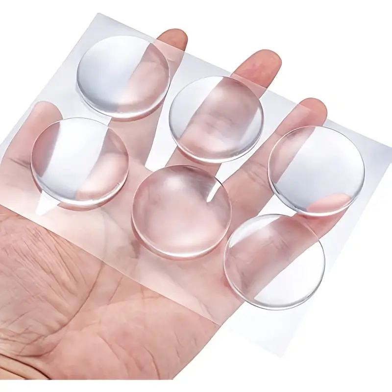 Türknauf, Wandschutz, transparenter Türstopper aus weichem Gummi, Türgriff, Stoßstange, Stummschaltung, Aufkleber, Wandschutz, Schalldämpfer-Pad, Schutzstecker