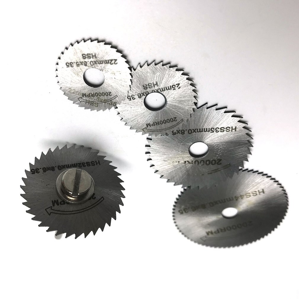 Mini Cirkelzaagblad Hss Snijden Disc Roterende Boren Tool Accessoires Voor Hout Kunststof En Aluminium