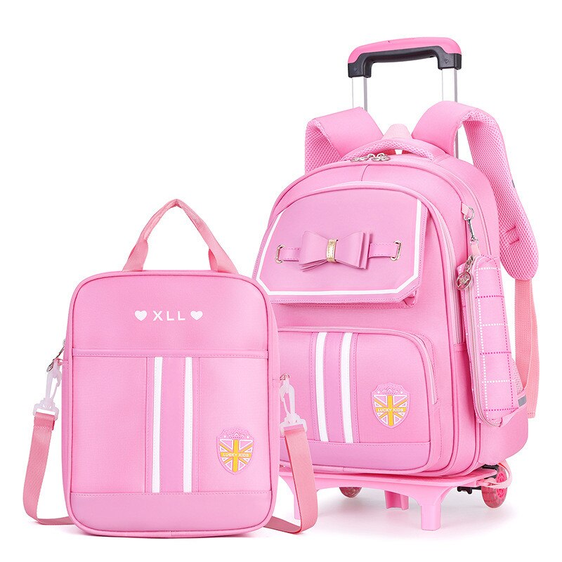 2 koła wymienny dzieci torby szkolne dla dziewczynek szkoła plecak z plecak na kółkach dla dzieci plecak dla dzieci torba na bagaż podróży plecak