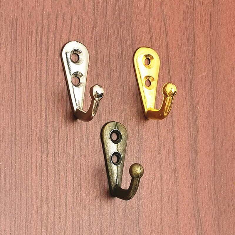 5pcs/lot Silver Antique Hooks Small Wall Hanger Buckle Horn Lock Clasp Hook Hasp Latch For Wooden Jewelry Box Furniture Hardware
