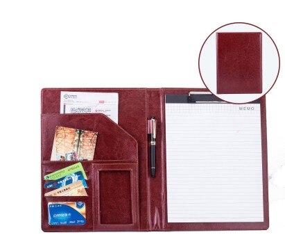 Manager Clipboard Folder Business Conference File Folder Letter Clipboard Storage with Refillable Notepad without Calculator: 4