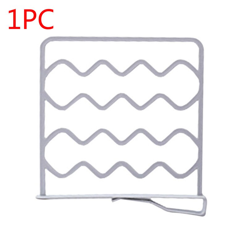 10PCS Closet Shelf Dividers Wardrobe Partition Shelves Divider Clothes Wire Shelving Storage Holders Organizer Accessories Home: 1PC Grey