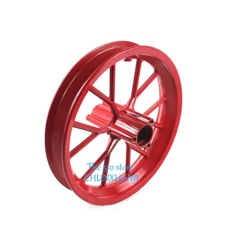 Paire avant arrière 121/2x2.75 pneu roue jante remplacement pour 49cc Mini Moto Pocket Dirt Bike, rouge