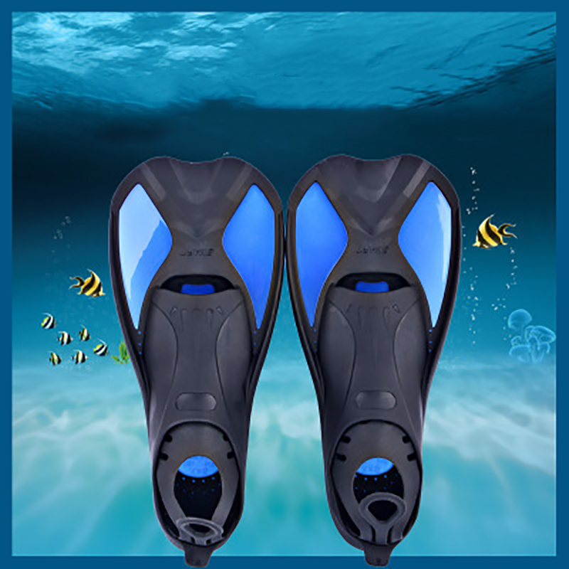 Swimming Fins Adult Snorkeling Foot Flipper KIDS Diving Fins Beginner Swimming Equipment Portable short Frog shoes