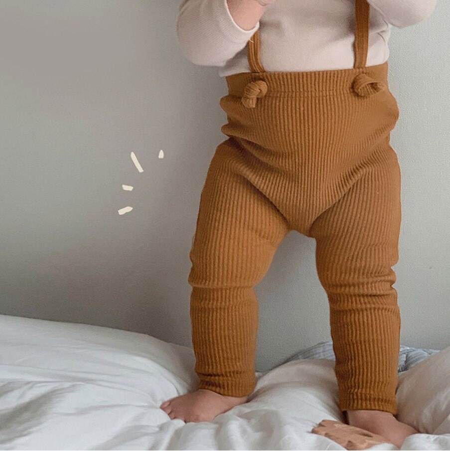 Baby-latzhosen für mädchen und jungen, 2022er-Pack, baumwollhosen für freundlicher, hochelastischer bund, süße hosen, Boutique