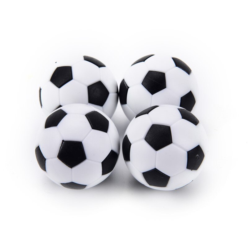 Futbolín de 32mm, balón de fútbol de plástico, futbolín Soccer, para deportes, juegos interiores redondos 4 Uds.