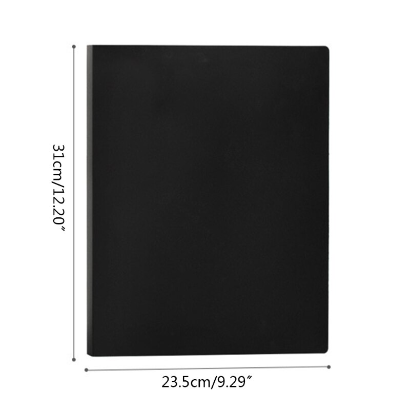 A4 Display Boek 80/100 Pagina 'S Transparante Insert Bestandsmap Document Opbergtas Kantoor Schoolbenodigdheden Briefpapier