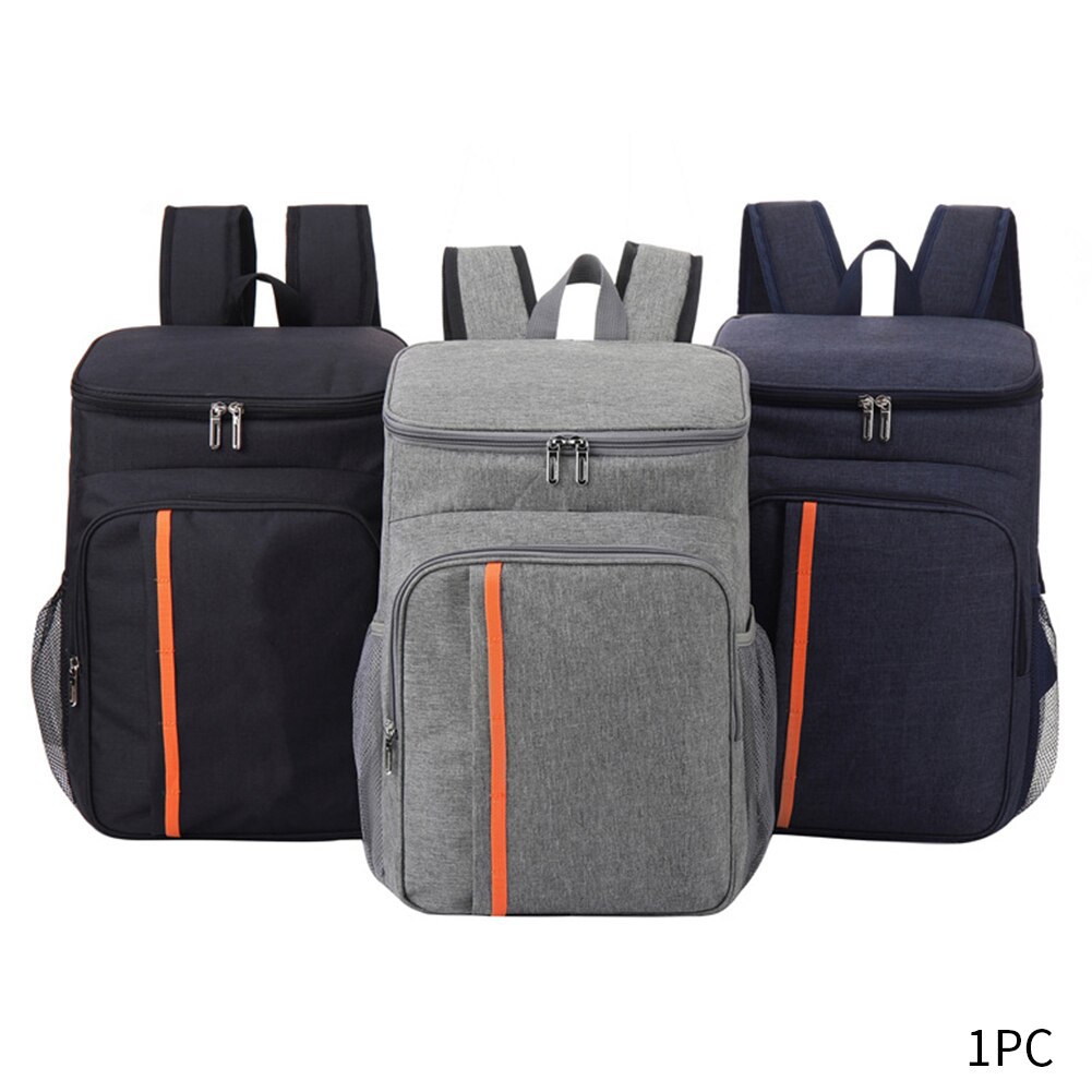 Mochila de tela Oxford de gran capacidad, fácil de limpiar, suave, para acampar en la playa, Picnic, almuerzo ligero, Unisex, impermeable al aire libre