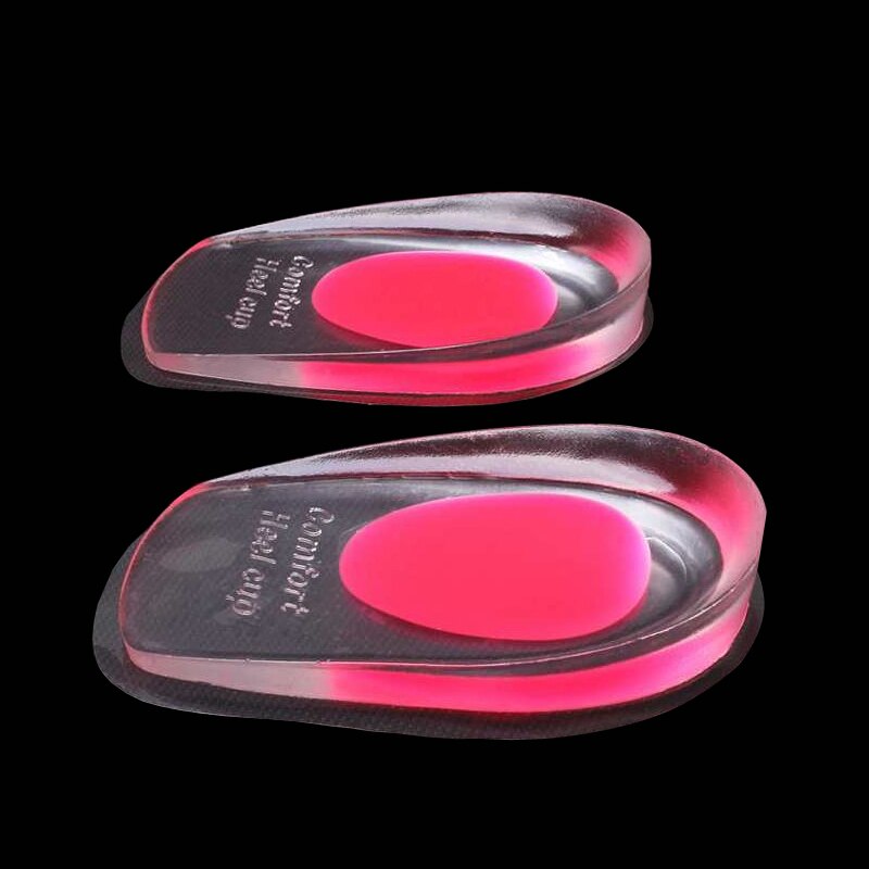 Woman shoes Silicone gel heel pad cushion heel cup calcaneal heel spur achilles shock absorption 2 pieces=1 pair