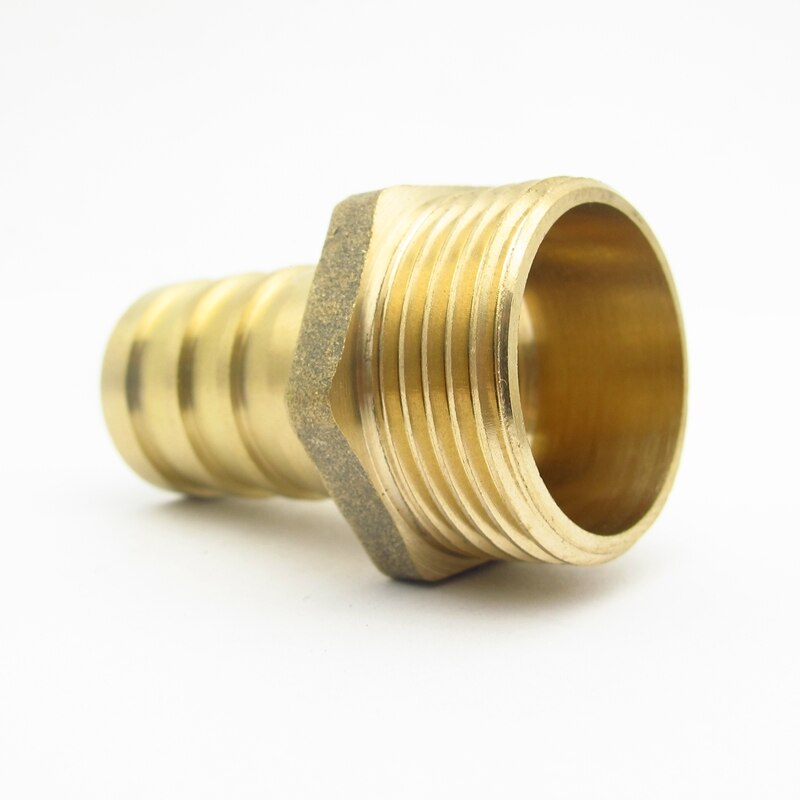 25mm Hose Barb x 3/4" BSP Male Thread Brass Barbed Pipe Fitting Nipple Coupler Connector Adapter For Fuel Gas Water