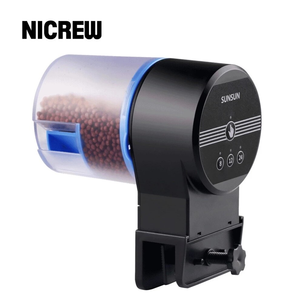 Nicrew Aquarium Automatic Fish Feeder Smart Control Aquarium Tank Vijver Auto Fish Feeder Timer Visvoer Dispenser Gereedschap Levert