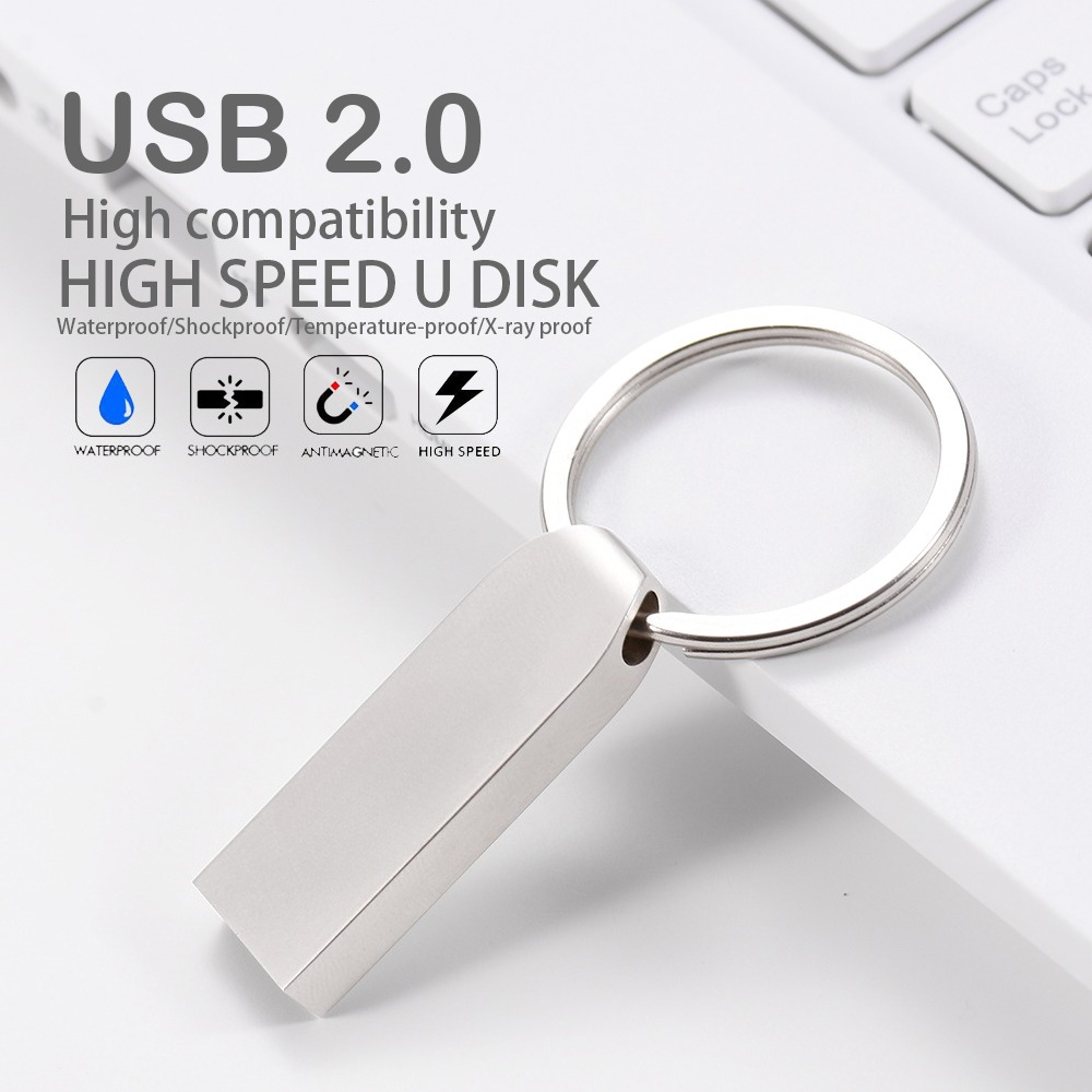 Metal Pen Drive 64GB Memory USB Flash 64GB 32GB 16GB High Speed Flash Drive 128GB Memory stick pendrive External Storage Devices