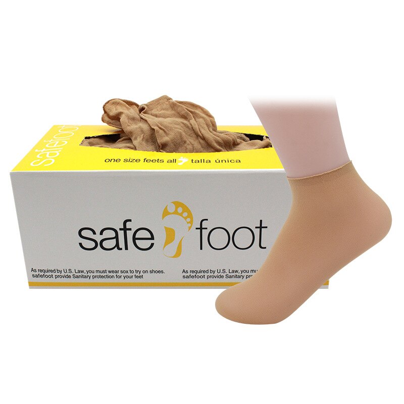 Calcetines desechables de buena elasticidad, cajas, 72 pares, 144 Uds.,