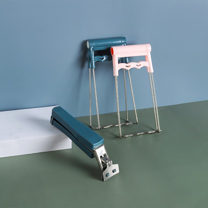 Non-slip Bowl Clip Anti-Scalding Dish Clip Universal Clip Kitchen Accessories Bowl Holder Clamp Pot Pan Gripper Blue Pink