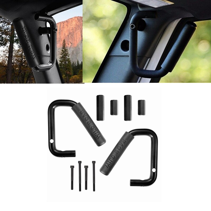 Voor Jeep Jk Onderdelen Aluminium Auto Interieur Armsteun 2/4 Deuren Voor & Achter Handgreep Voor Jeep Wrangler 2007 up Auto Styling