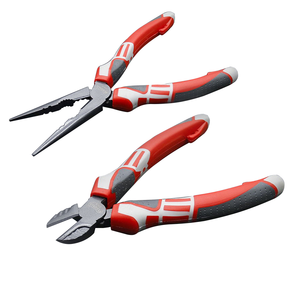 ELECALL 6" 8" Eletrition tool pliers Long nose nippers Diagonal pliers Beading Cable Wire Side Cutter Cutting Nippers hand tools