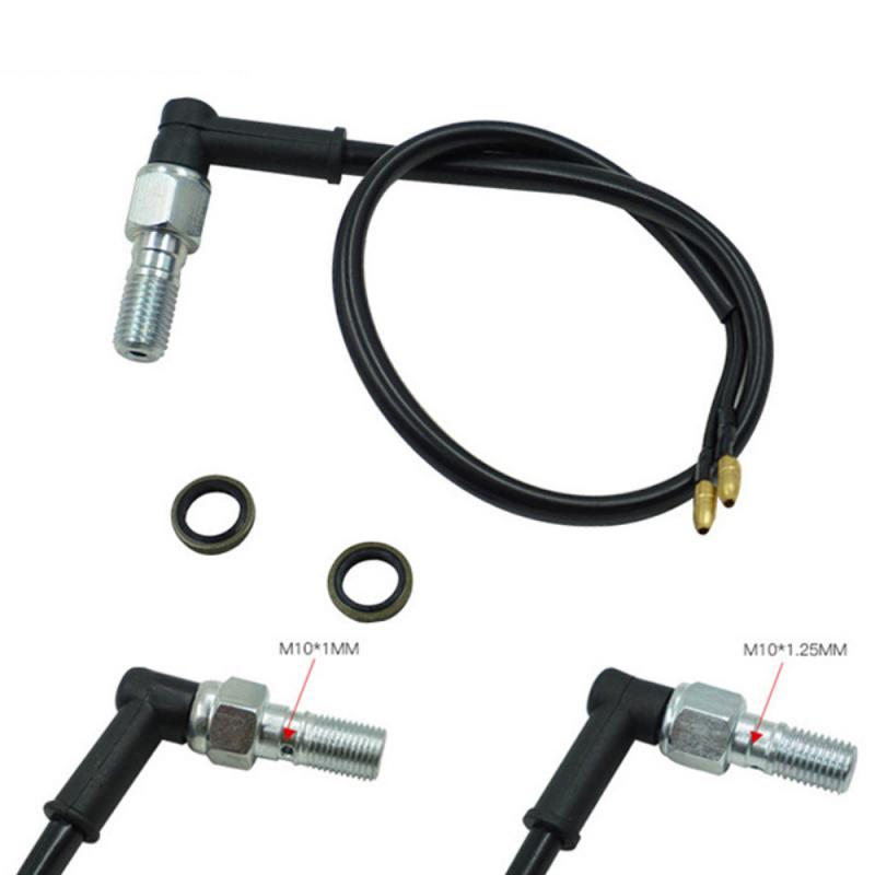 Motorcycle Hydraulic Brake Light Switch 10mmx1.25Pitch For Single Line Hydraulic Brake System Hydraulic Brake Pressure Light Swi