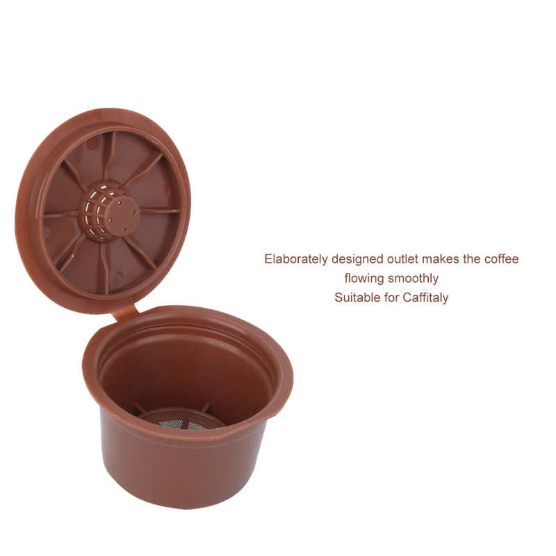 Capsule Coffee Machine Reusable Refillable Coffee Capsules Filter Cup