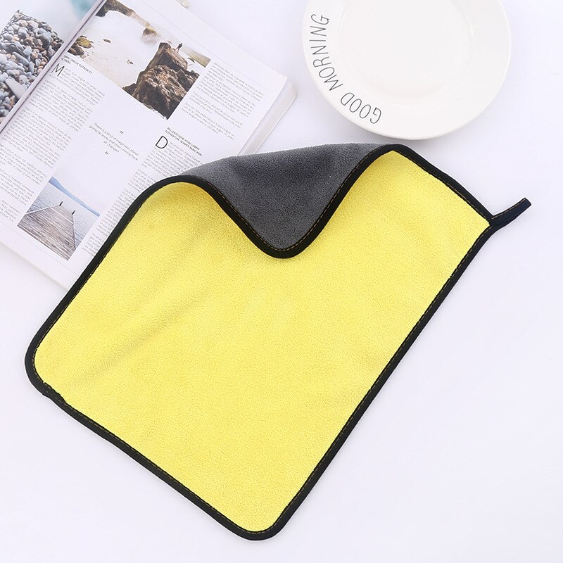 Trapo lavado coche Super absorbente, 30x40cm, microfibra, limpieza, Paños de secado, trapo, toalla de coche, pulido para el cuidado del coche, 1 ud.: Y25-2