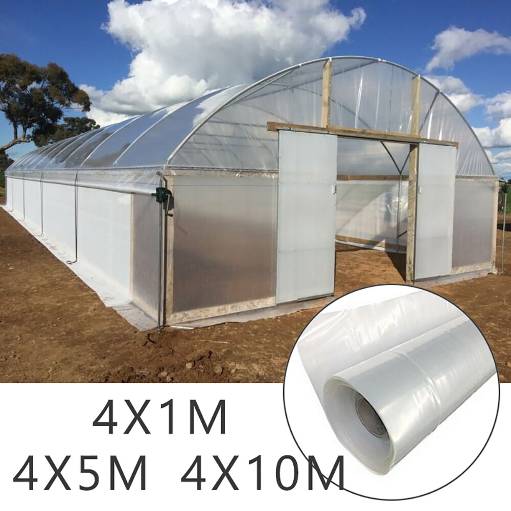 Transparent plast växthus poly film polytunnel hus täcka olika för trädgårdsmästare odlare och jordbrukare