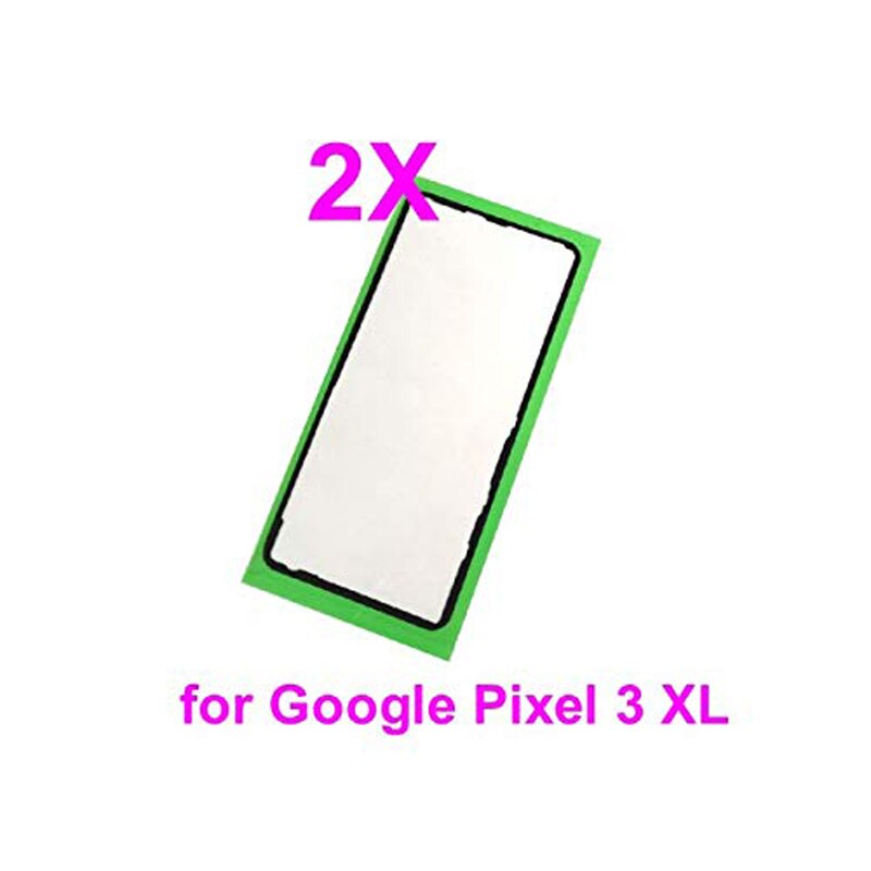 2X Replacement battery door pre-cut adhesive back cover case glue sticker For HTC Google Pixel 3XL Google Pixel 3 smartphone