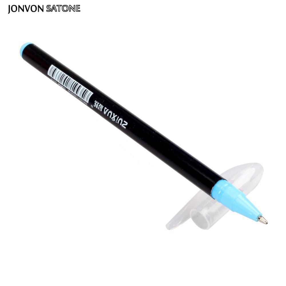 Jonvon satone 48 farger penn funksjon penner maleutstyr skrivesaker tegnetusjer penn escolar skrivegel skoleutstyr