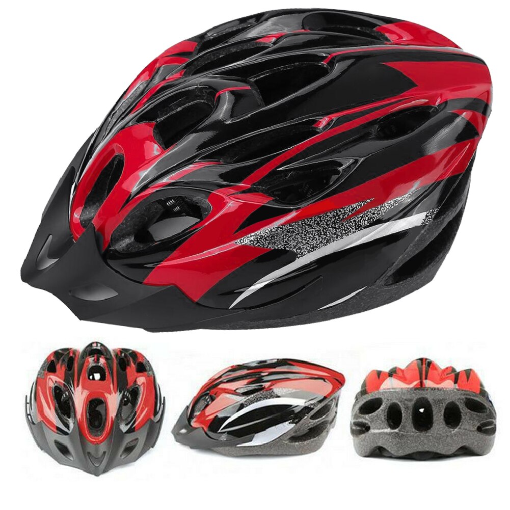 Adjustable Streamline Outdoor Sports Cycling Mountain Bike Bicycle Safety Helmet Road Mountain Helmets Safety Cap