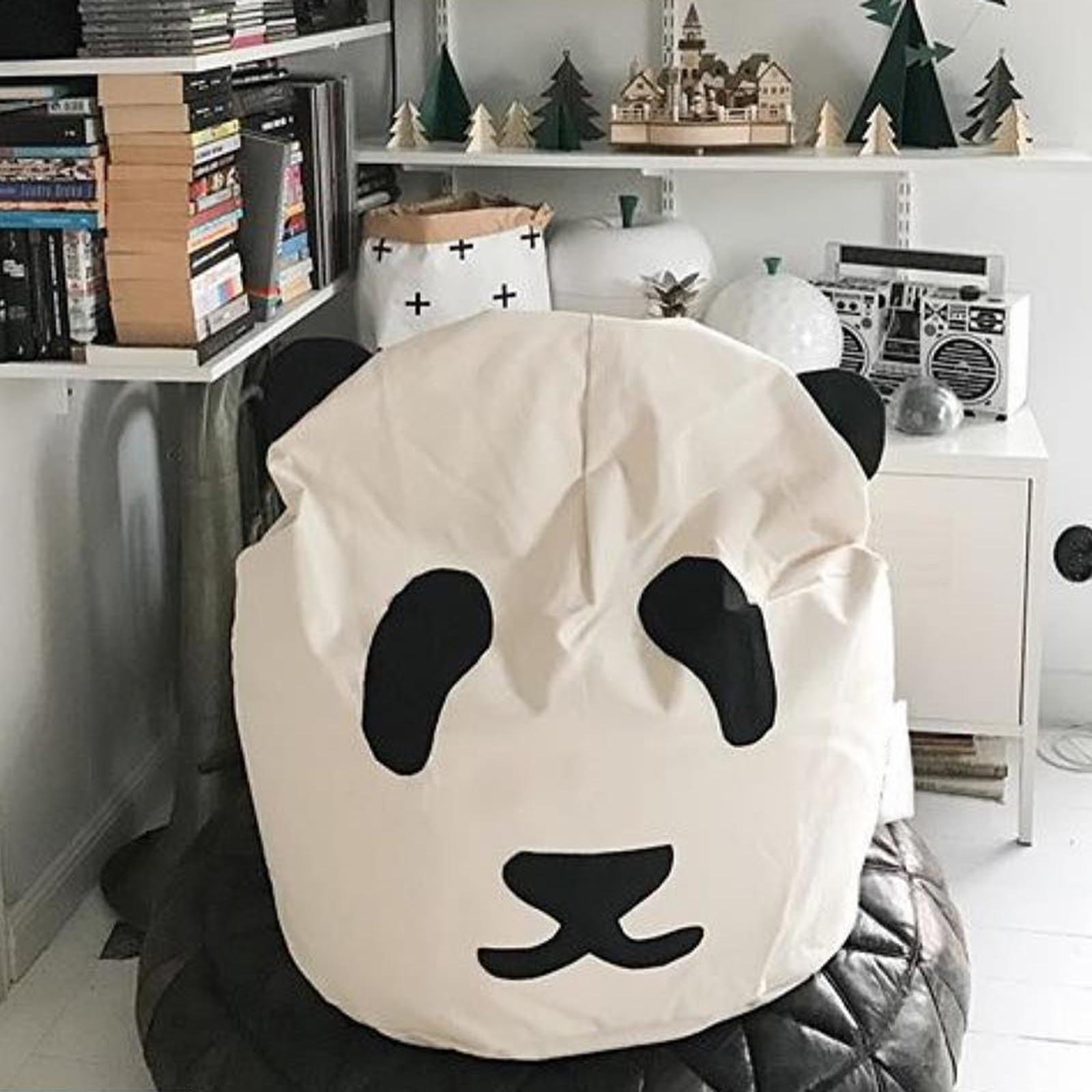 Housse de chaise en sac de haricots, organisateur de rangement de jouets pour enfants, décoration de chambre