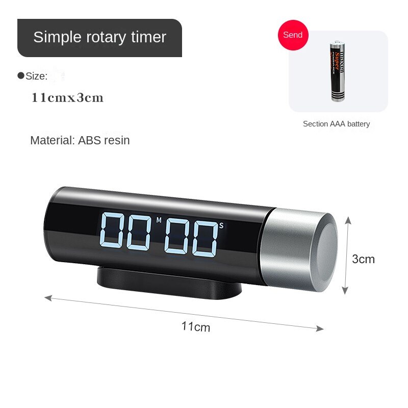 Rotary Timer Learning Dedicated Timing Reminder Self-Discipline Artifact Positive Countdown Timer