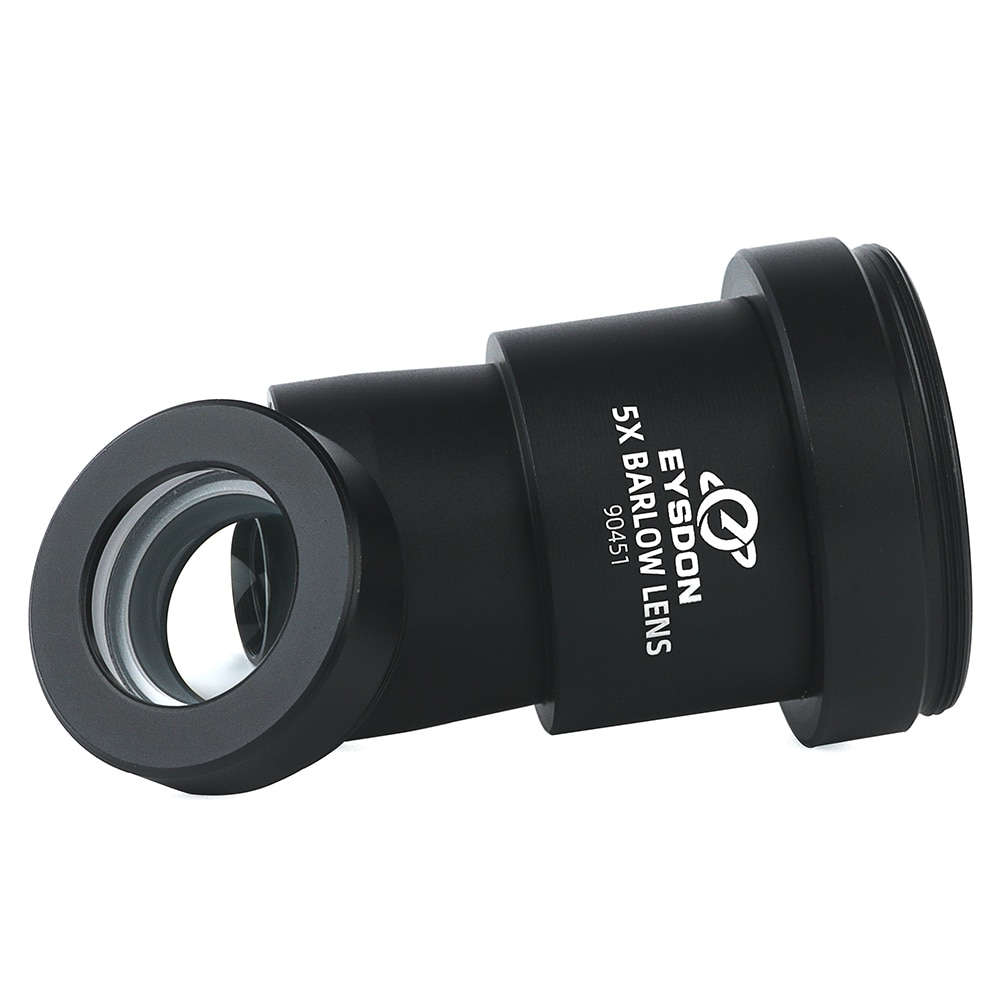 EYSDON 5X Barlow Objektiv 1.25 &quot;Metall Voll Beschichtet Brennweite Verlängerung Mit M42 Kamera T2 T Ring Adapter Für teleskop Fotografie