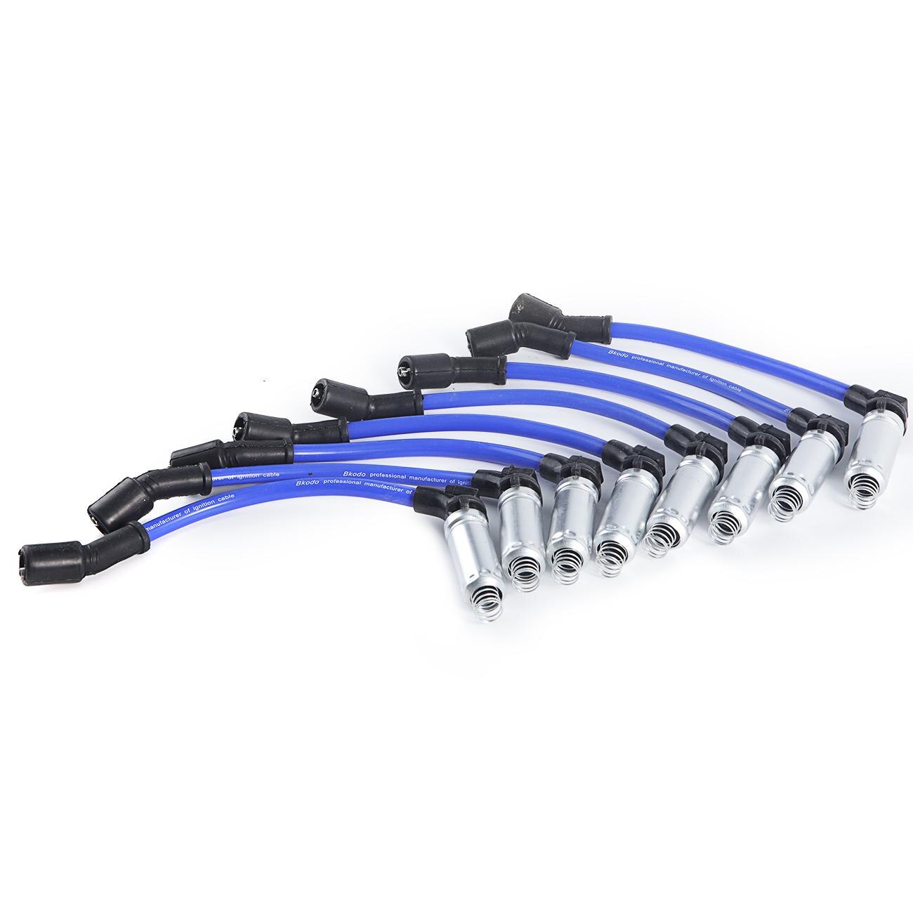 8 Pcs Bobine Set Voor Chevy Gmc V8 48322R 2000 01 02 03 04 2005 2006 2007 bougiekabel Auto Vervangende Onderdelen