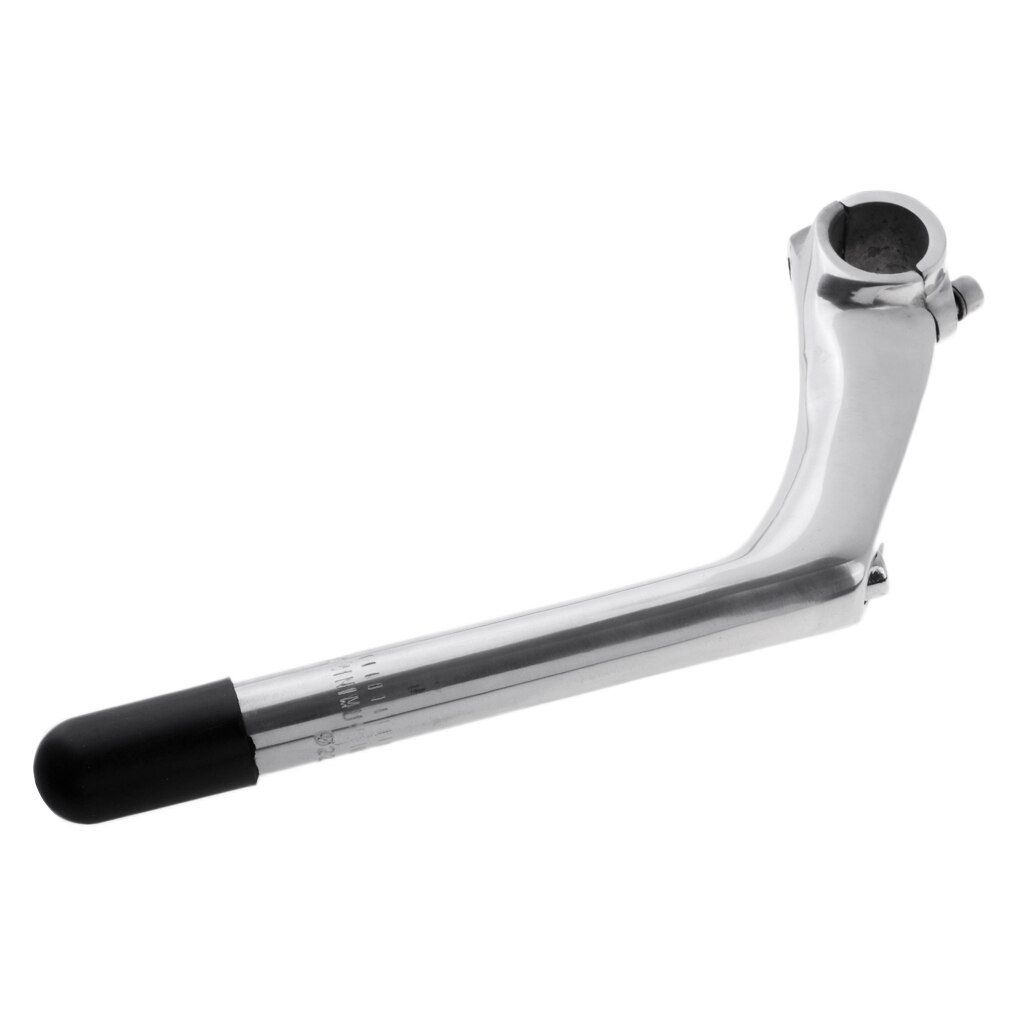 Klassieke premium stuurpen 22.2mm lengtes 100mm fietsaccessoire voor fixed gear/retro en vouwfietsen: Zilver