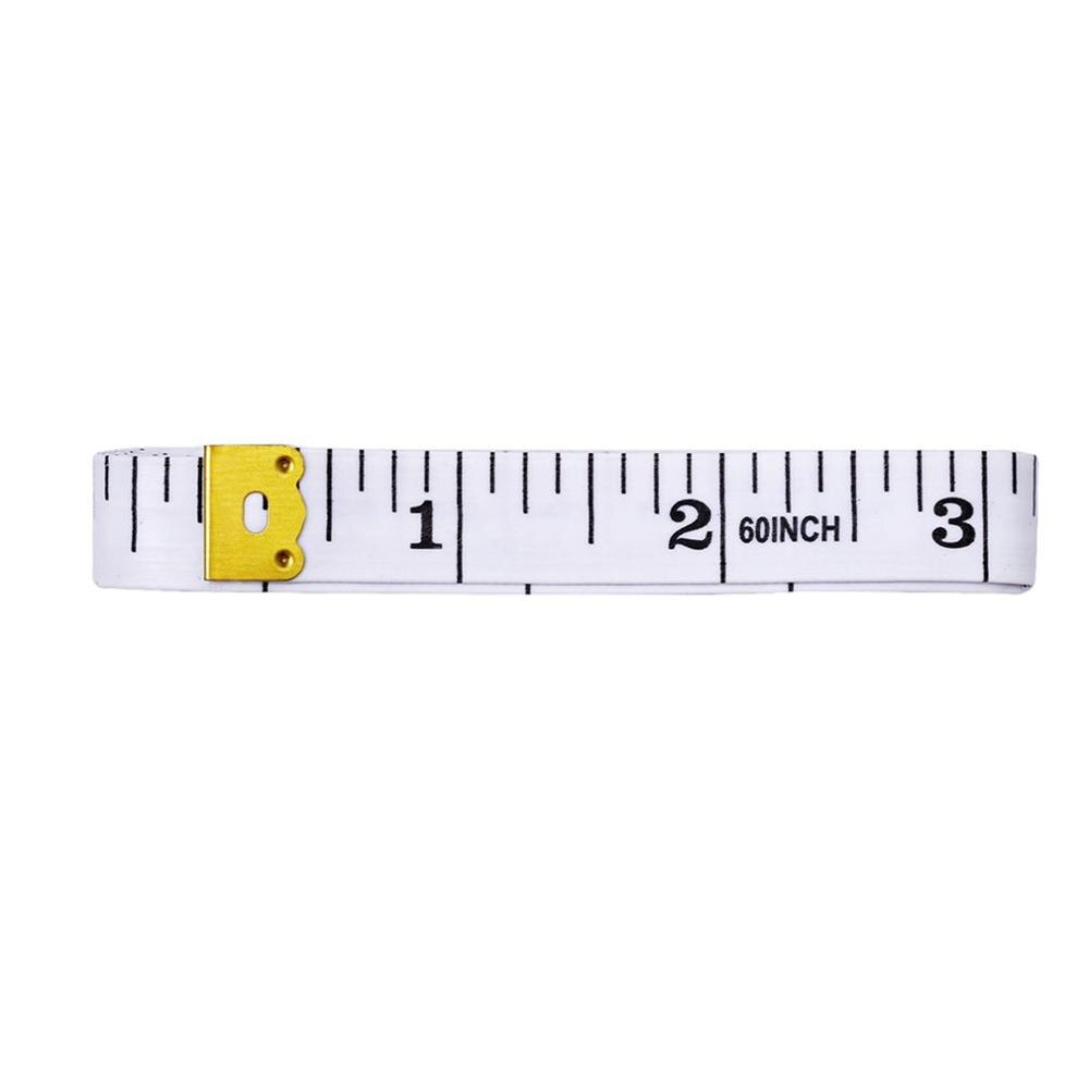 Inch tape measure color plastic measuring tape ruler length 1.5 meters BlackSewing Tailor Tape Body Measuring Measure Ruler: Default Title
