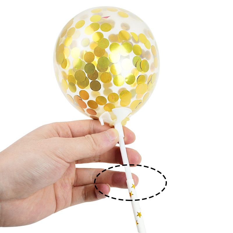 1 sæt tillykke med fødselsdagen kage topper rosa guld sølv stjerne ballon kage topper til voksne børn fødselsdagsfest dessert diy dekorationer