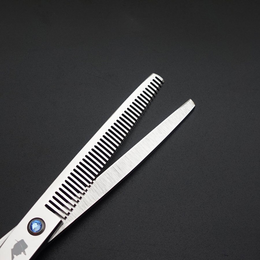 kowal CHU profesjonalne nożyczki robić włosów 7 cal przerzedzenie nożyce fryzjerskie 38 zęza pomocą 25% przerzedzenie oceń S037