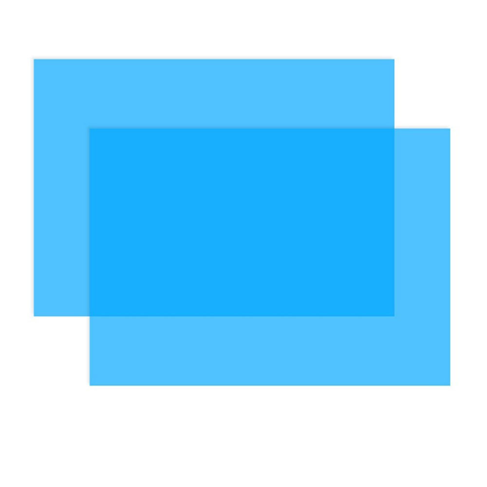 Regenbestendige sticker waterdichte anti-condensfolie zijruit 2 stuks snij-achteruitkijkspiegel transparant  *150/160 x 200mm universeel