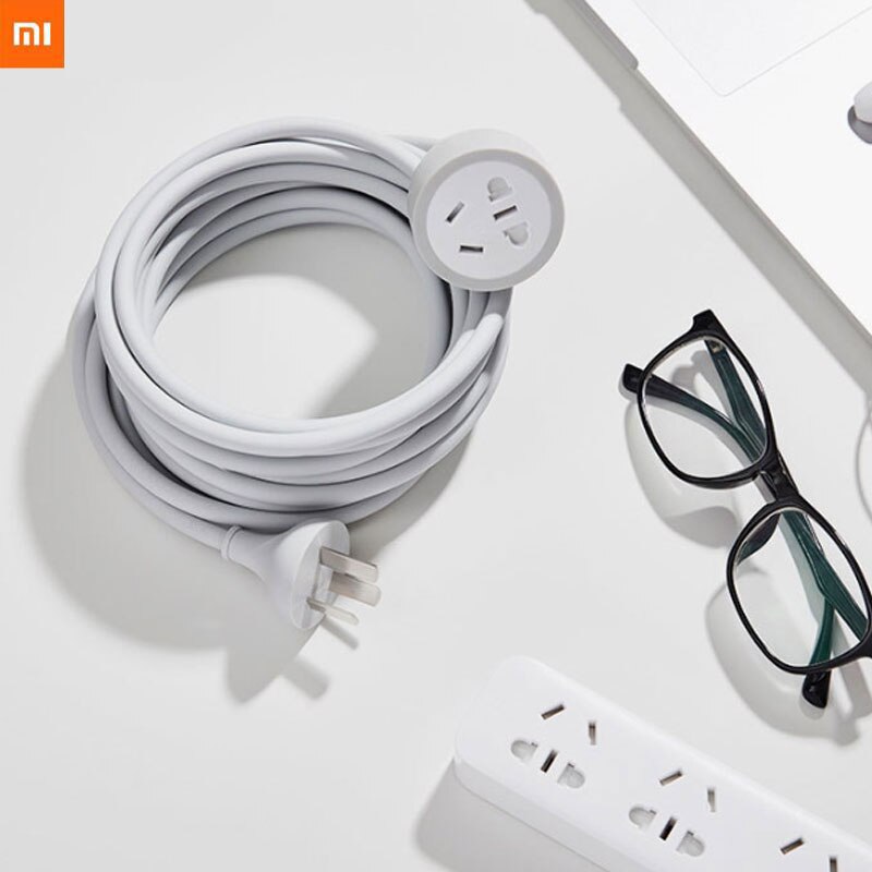 Original Xiaomi 4.8m Cable long Mi Power Safety Sockets Plug 250V Smart Home Electronic Power Strip Socket Extension Cord