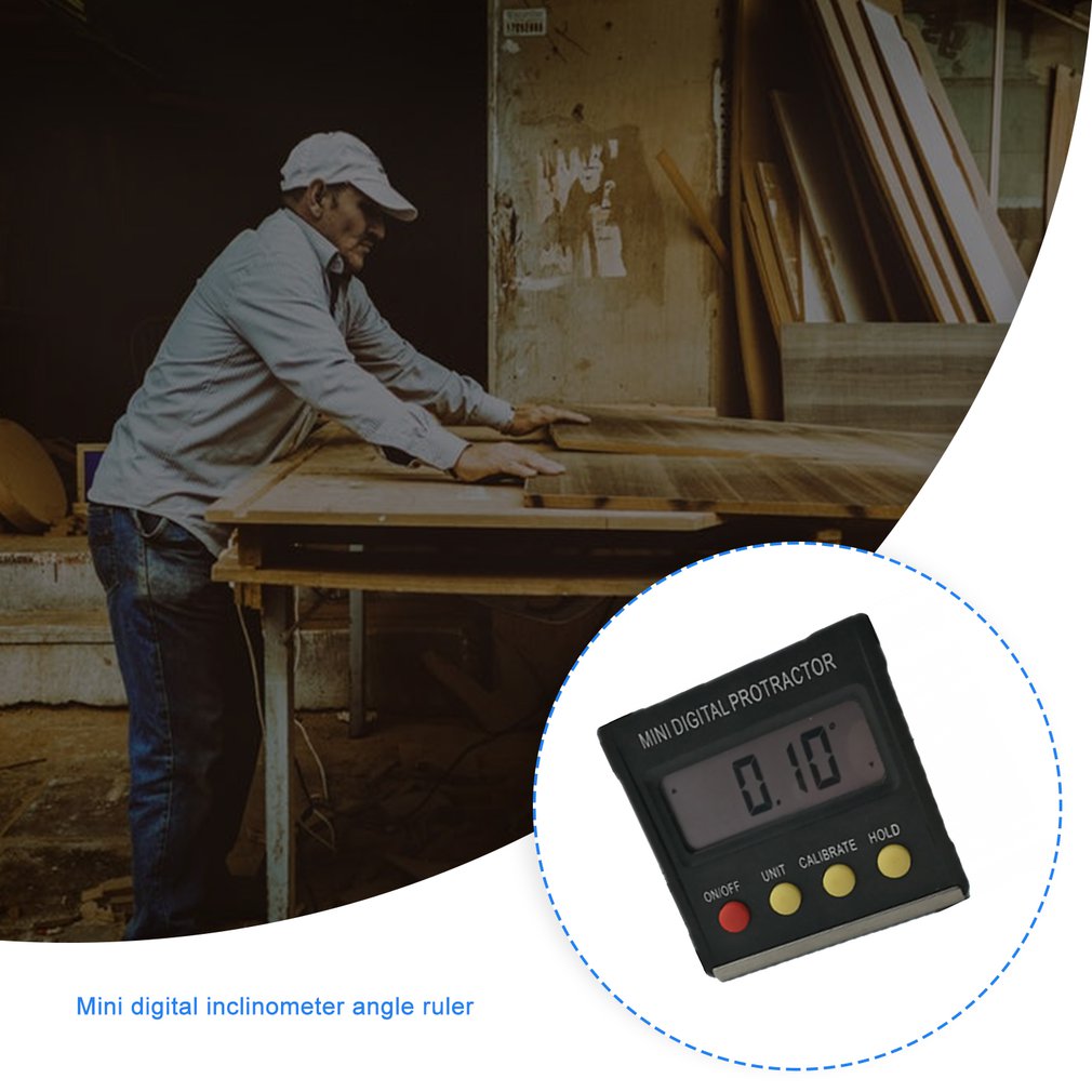 Digitale Wasserwaage 25 Cm Mit Winkelmesser – Magnetbasis, IP54, LCD-Display – Für Präzises Arbeiten