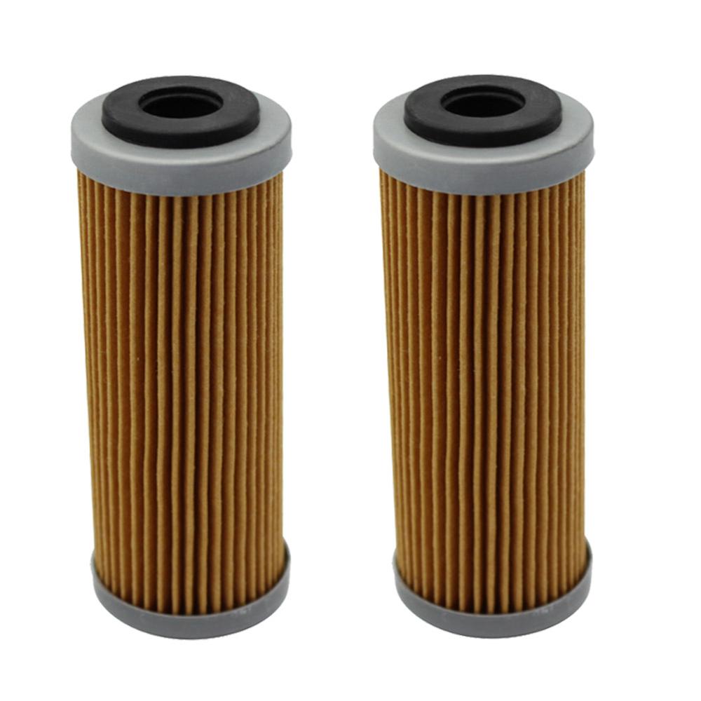 2 stk oliefilter til husqvarna  fc250 fc 250 fc350 fc 350 fe350 fe 350 fs450 fs 450: 2 stk. gul
