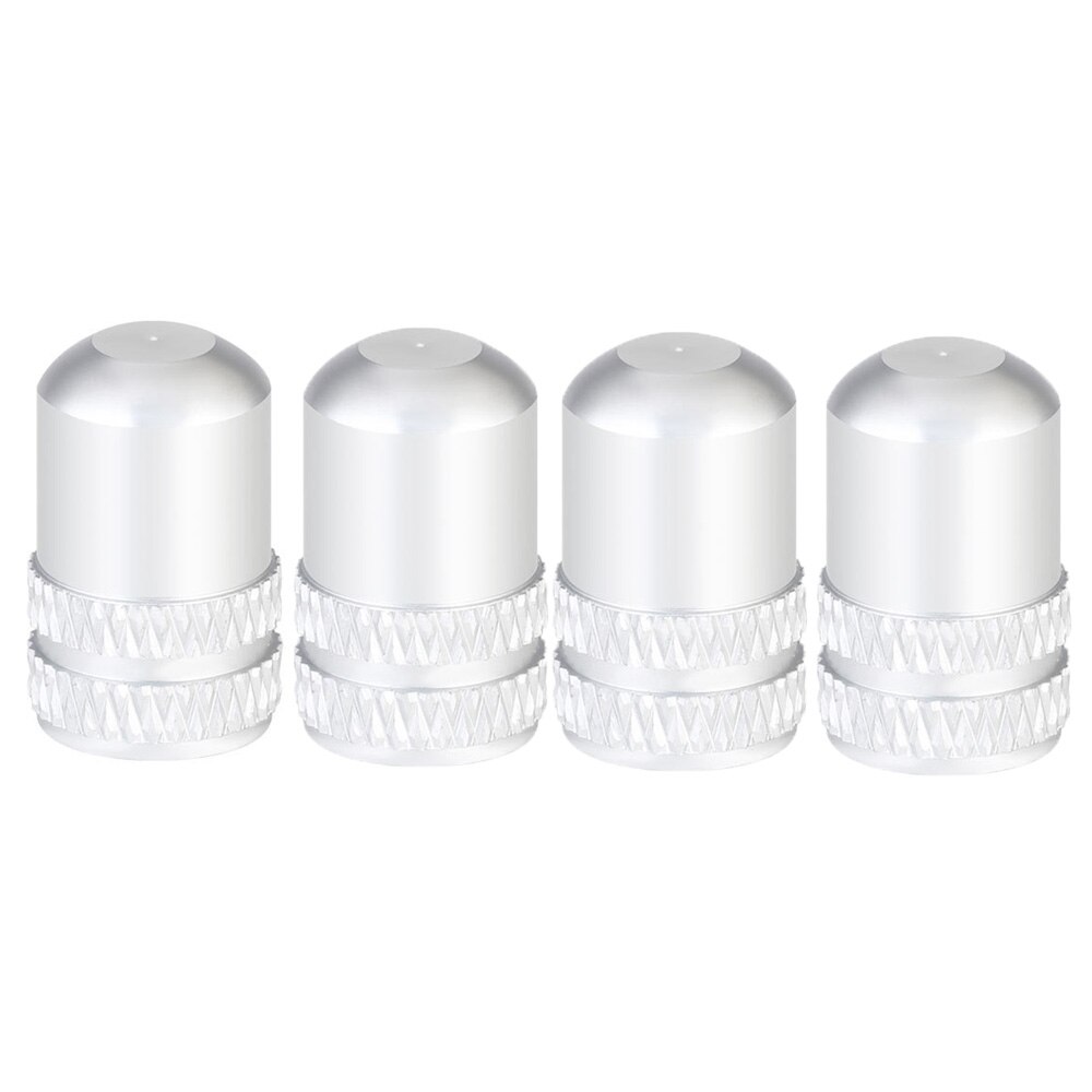 4pcs MTB Cycling Accessories Aluminium Alloy Dustproof Bicycle Valve Cap Tyre Air Caps Schrader Valve Valves Cover: S Schrader Valve