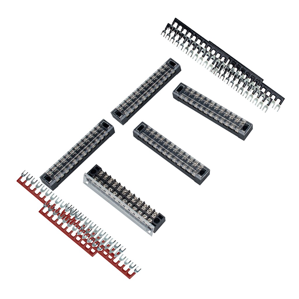 5 Stuks Dual Row 12 Positie Overdekte Schroefkroonsteen Strip 600V 15A
