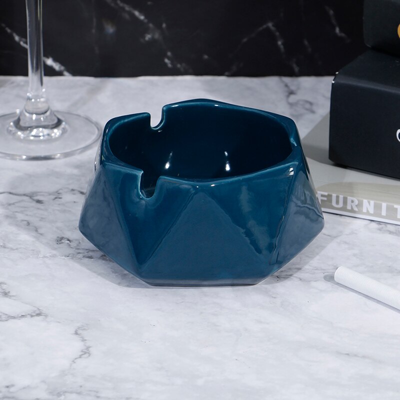 Draagbare Creatieve Asbak Pocket Outdoor Ash Tray Mini Asbak Keramische Asbakken Met Deksels Cadeau Voor Vriendje: BL