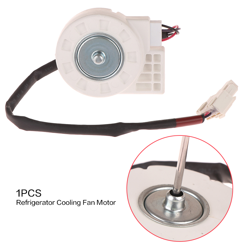 Goed werk voor koelkast met motorventilator 50240401000 k DC12V 4,5 W koelmotor ventilator vriesventilatormotor vervangende onderdelen