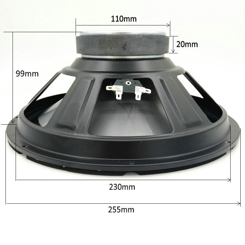 10 Inch High Power Subwoofer Rood Injection Cone Rubber Edge Auto Audio Voor Universele Modificatie Woofer Luidsprekers 1800 W 4 ohm