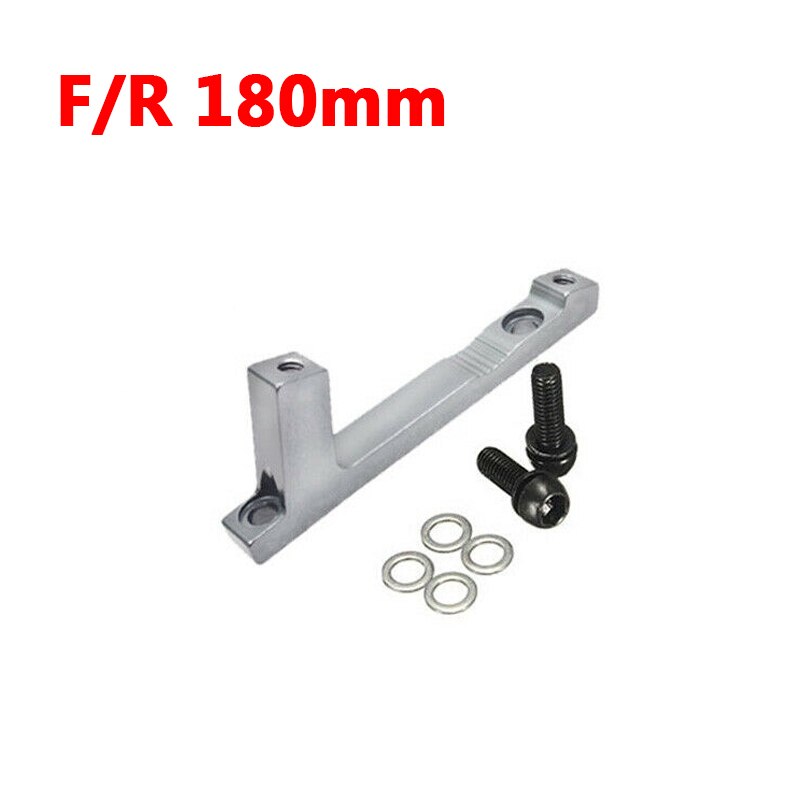 Freno de disco de aluminio para bicicleta de montaña, adaptador de Rotor de disco, pinza delantera y trasera de 180/203mm, PM-PM de accesorios de ciclismo: Titanium F-R180mm