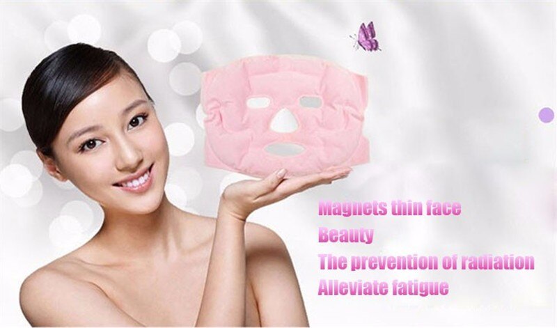 Gezichtsmasker toermalijnmasker gel magneet dun gezicht verwijderbaar zakje gezondheidsmagnetisch masker afslankend acupunctuur huidverzorgingsmasker