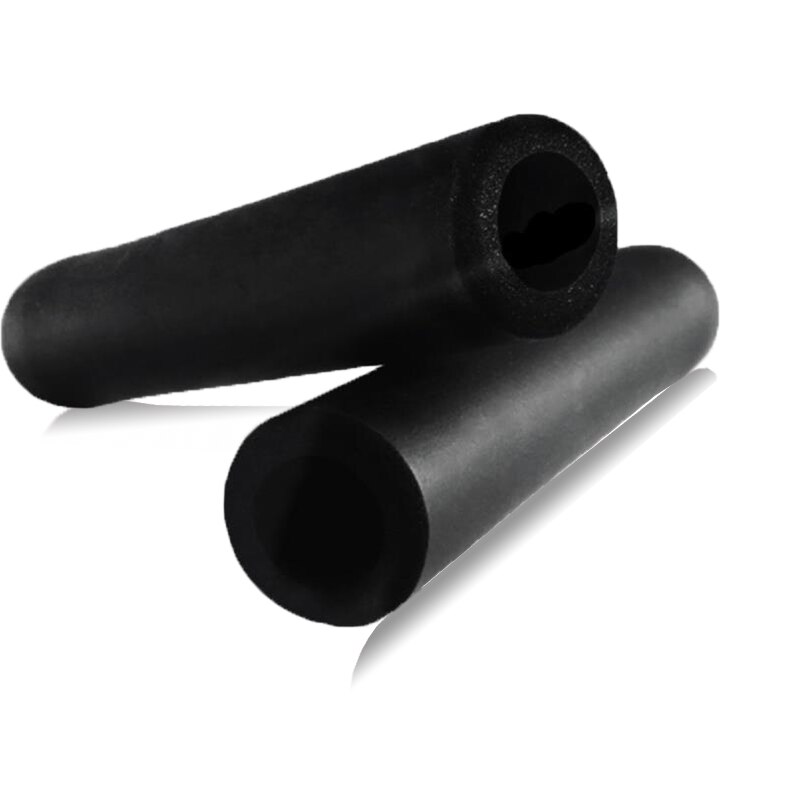 Kalosse Mountain Bike Grips Shock Absorption Bicycle Grips Bike Bar Silicone Grip: black