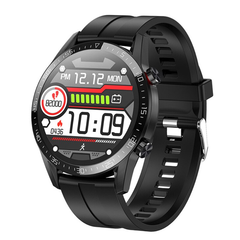 L13 reloj inteligente: Black silicone