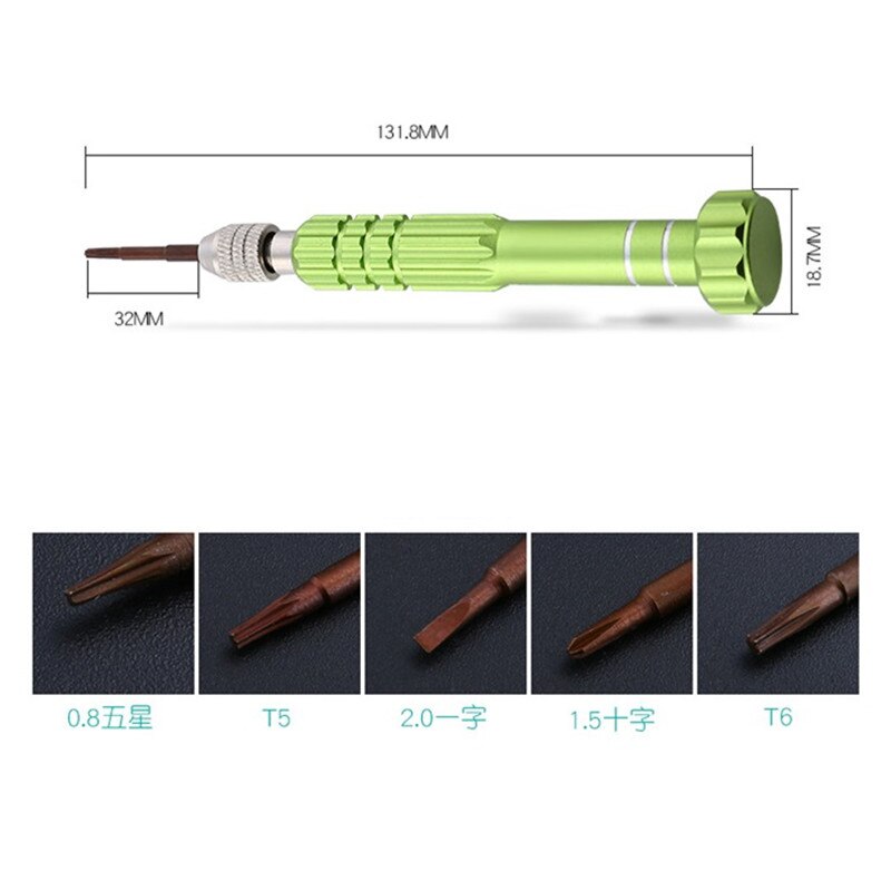 5 in 1 Universal Smart Phone Repair Open Tools Kit Mobile Phone Accessories DIY Tools Disassemble Precision Screwdrivers EEMIA