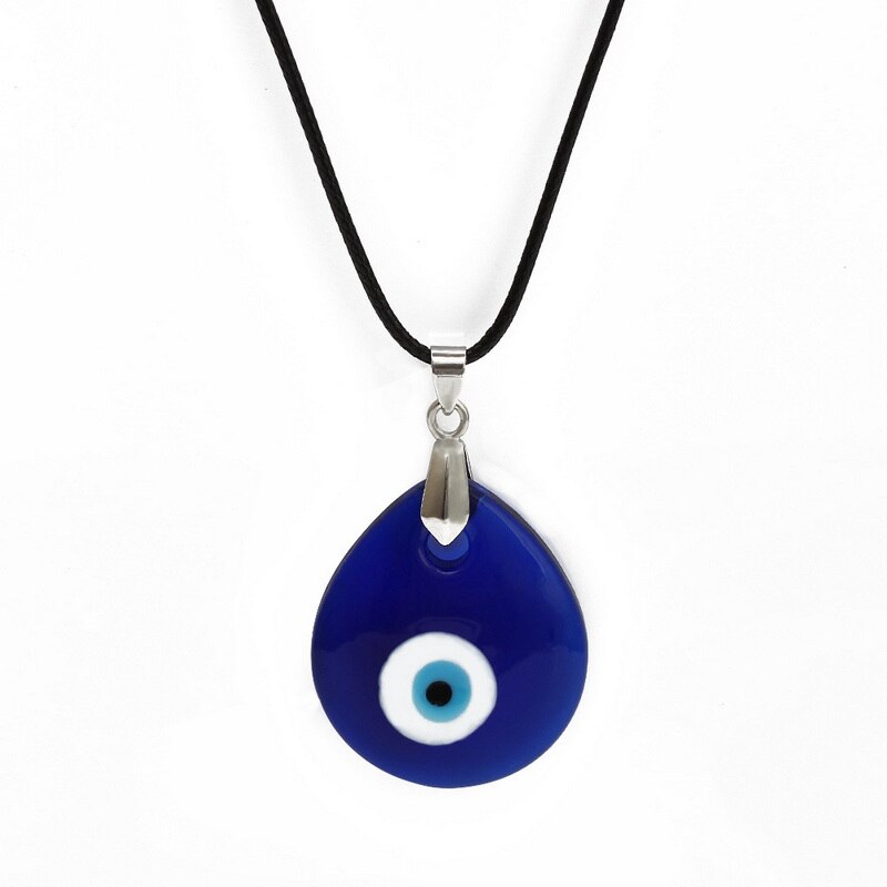 Evil Eye Water Necklace Jewelry Choker Pendant Couple Necklaces for Women Men Lovers Girls Boys Lady Female Male: NC21Y0414-2